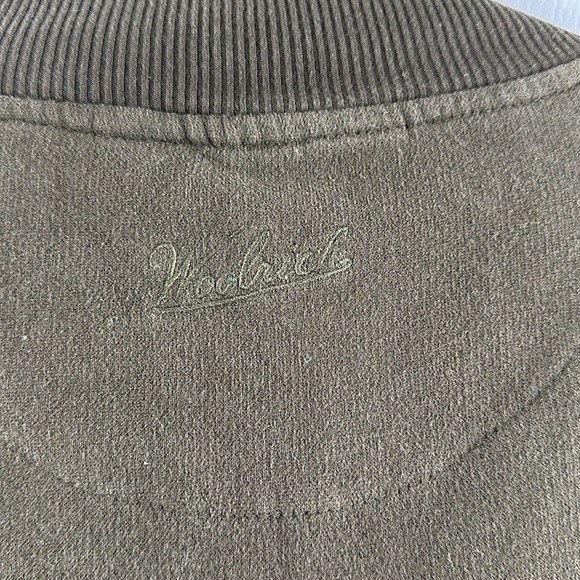 Woolrich Half Zip Elbow Patch Sweatshirt - Picture 8 of 10